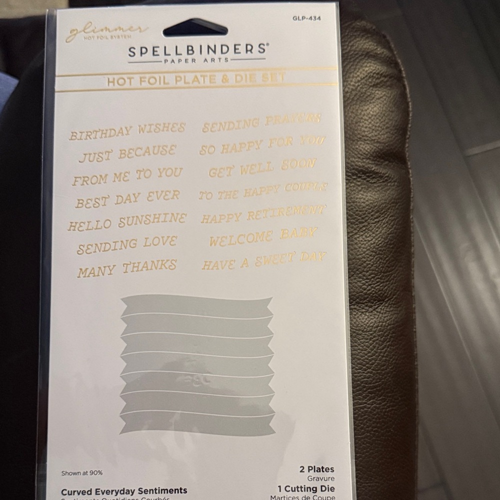Spellbinders Curved Everyday Sentiments